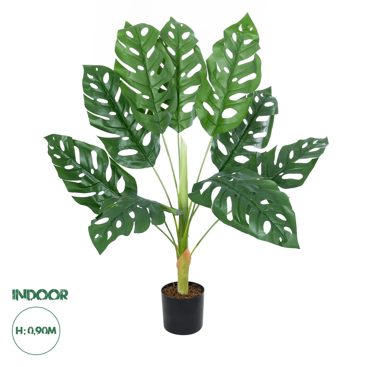 Φωτογραφία προϊόντος: GloboStar® Artificial Garden MONSTERA PLANT 20937 - Διακοσμητικό Φυτό Μονστέρα Φ90 x Υ90cm