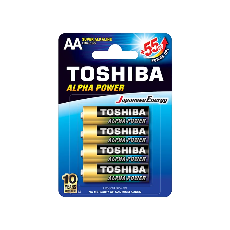Φωτογραφία προϊόντος: Toshiba Alpha Power Αλκαλικές Μπαταρίες AA 1.5V 4τμχ (LR6GCH BP-4)