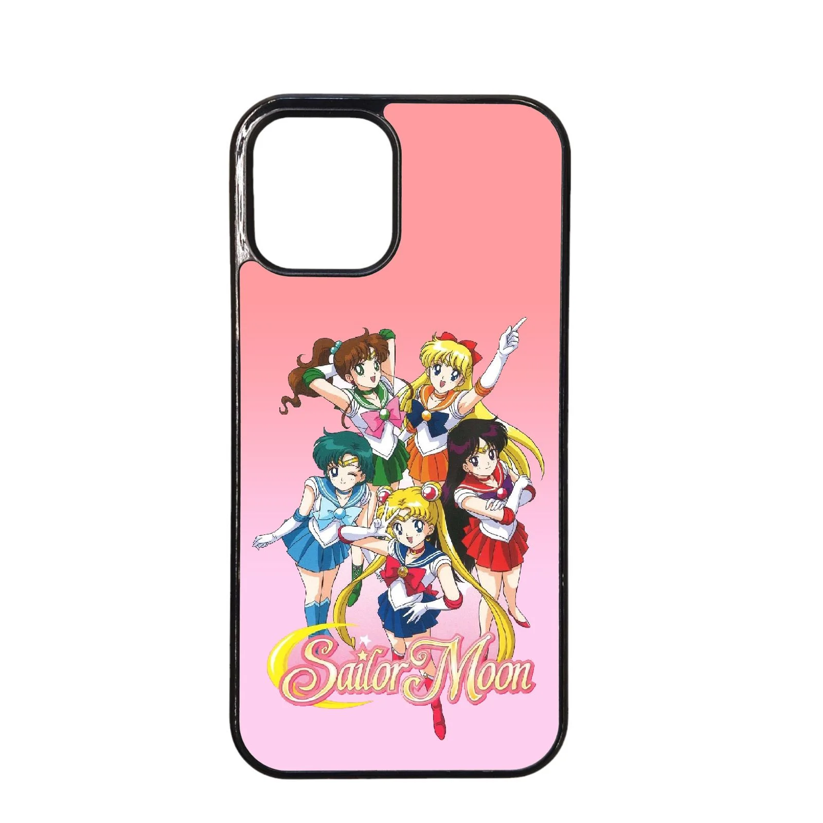 Φωτογραφία προϊόντος: Θήκη κινητού υψηλής αντοχής Iphone 15 Pro Back Cover μαύρης σιλικόνης Sailor moon no2