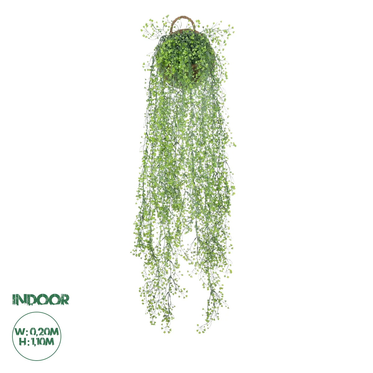 Φωτογραφία προϊόντος: GloboStar® Artificial Garden GOLDEN BELL WILLOW HANGING PLANT 20630 Κρεμαστό Τεχνητό Διακοσμητικό Φυτό Ιτίας Y110cm