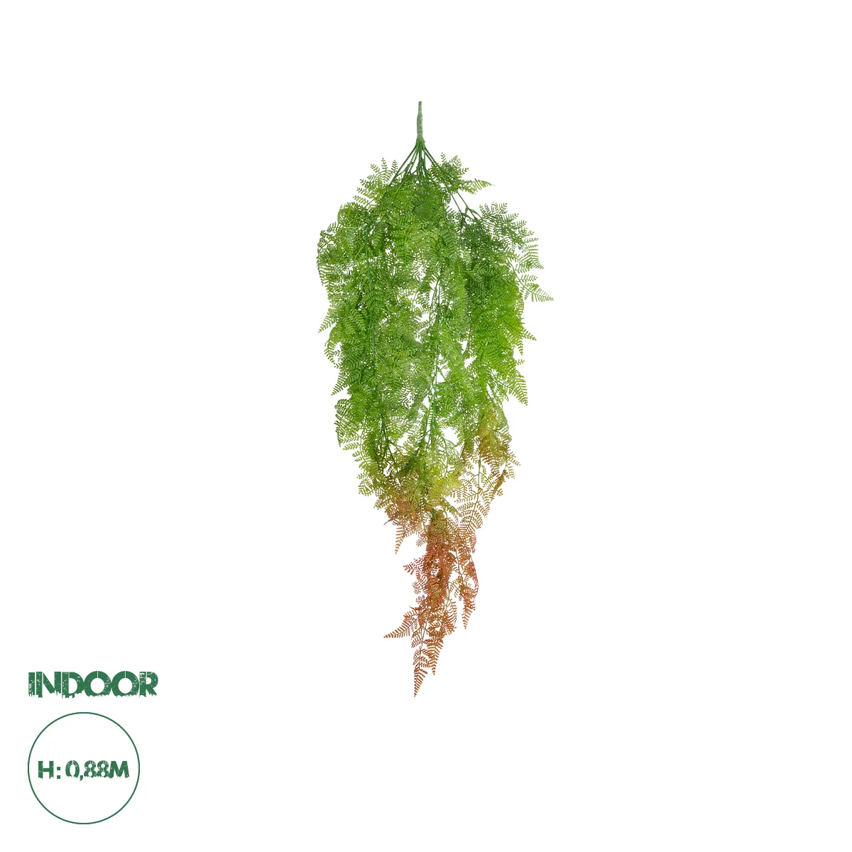 Φωτογραφία προϊόντος: GloboStar® Artificial Garden HANGING FERN 20805 Τεχνητό Διακοσμητικό Κρεμαστό Φυτό Φτέρη Μ40 x Π20 x Υ88cm