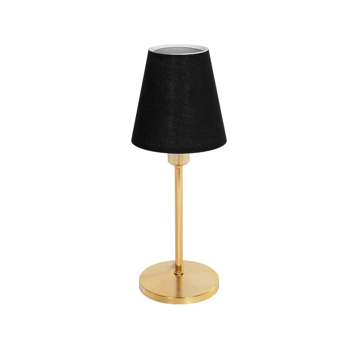 Φωτογραφία προϊόντος: GLOBOSTAR® GLOSSY 204-0056 Μοντέρνο Επιτραπέζιο Φωτιστικό Πορτατίφ με Ντουί 1 x E14 AC 220-240V IP20 - Χρυσό & Μαύρο - Μ14 x Π14 x Υ36cm