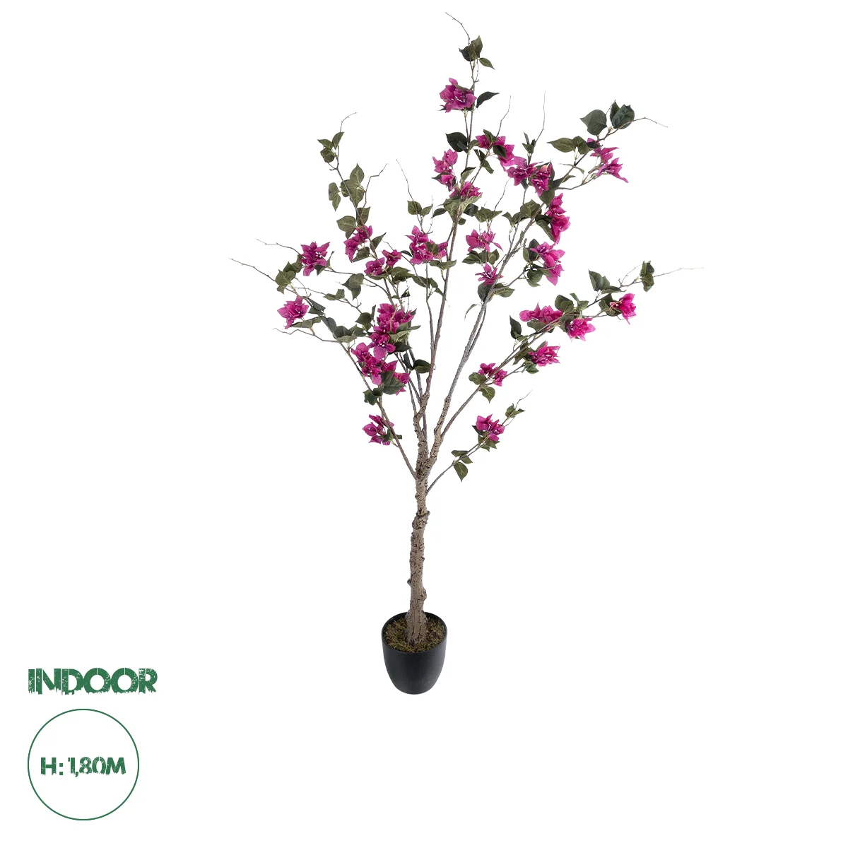 Φωτογραφία προϊόντος: GloboStar® Artificial Garden BOUGAUVILLEA 20676 Τεχνητό Διακοσμητικό Φυτό με Ανθη Μπουκανβίλιας Φουξ Υ180cm