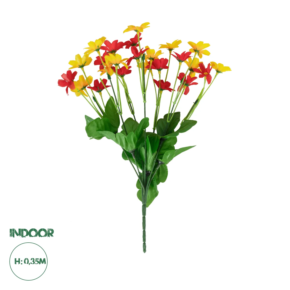 Φωτογραφία προϊόντος: GloboStar® Artificial Garden MARGARET BOUQUET 78207 Τεχνητό Διακοσμητικό Μπουκέτο με Μαργαρίτες M20 x Π20 x Υ35cm