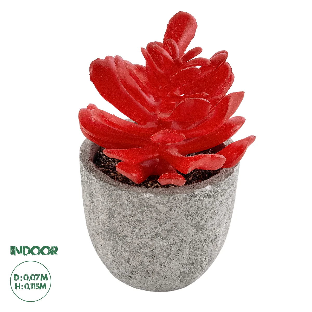 Φωτογραφία προϊόντος: GloboStar® Artificial Garden SUCCULENT CRASSULA 21013 Διακοσμητικό Φυτό Παχύφυτο Κράσουλα Υ11.5cm