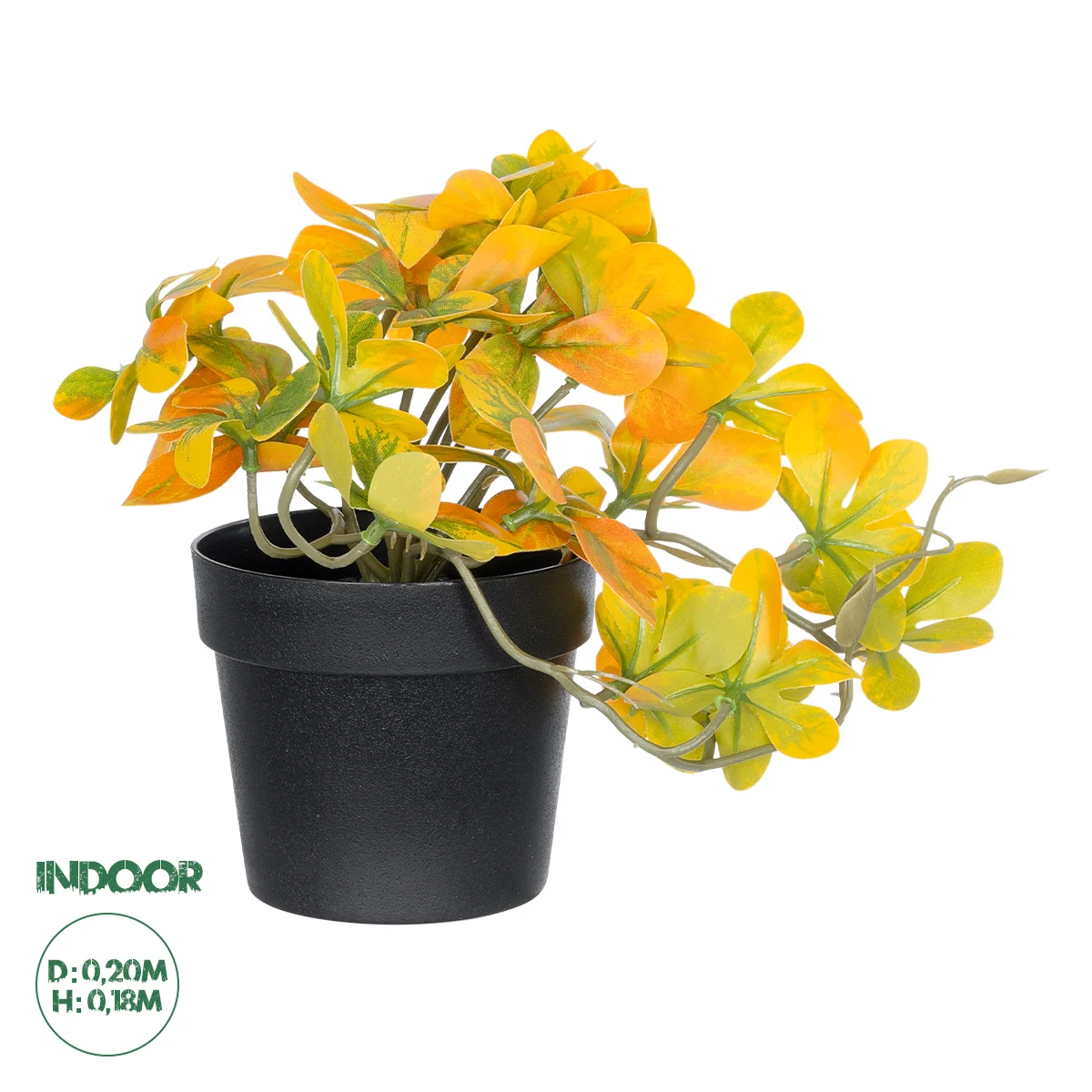 Φωτογραφία προϊόντος: GloboStar® Artificial Garden SCHEFFLERA MIX PLANT 20955 Διακοσμητικό Φυτό Σεφλέρα Φ20 x Υ18cm