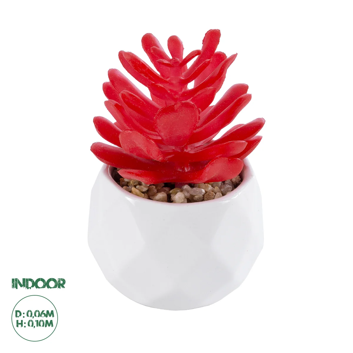 Φωτογραφία προϊόντος: GloboStar® Artificial Garden SUCCULENT CRASSULA 20985 Διακοσμητικό Φυτό Παχύφυτο Κράσουλα Υ10cm