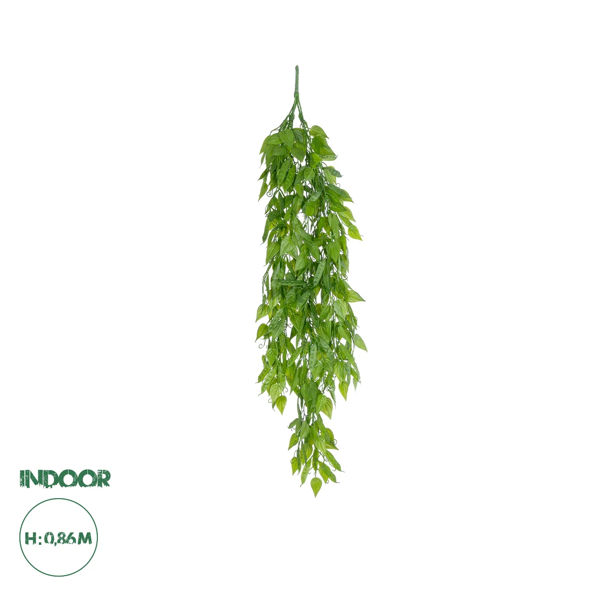 Φωτογραφία προϊόντος: GloboStar® Artificial Garden HANGING LIMA BEAN 20845 Τεχνητό Διακοσμητικό Κρεμαστό Φυτό Φασόλι Λίμα Μ29 x Π10 x Υ86cm