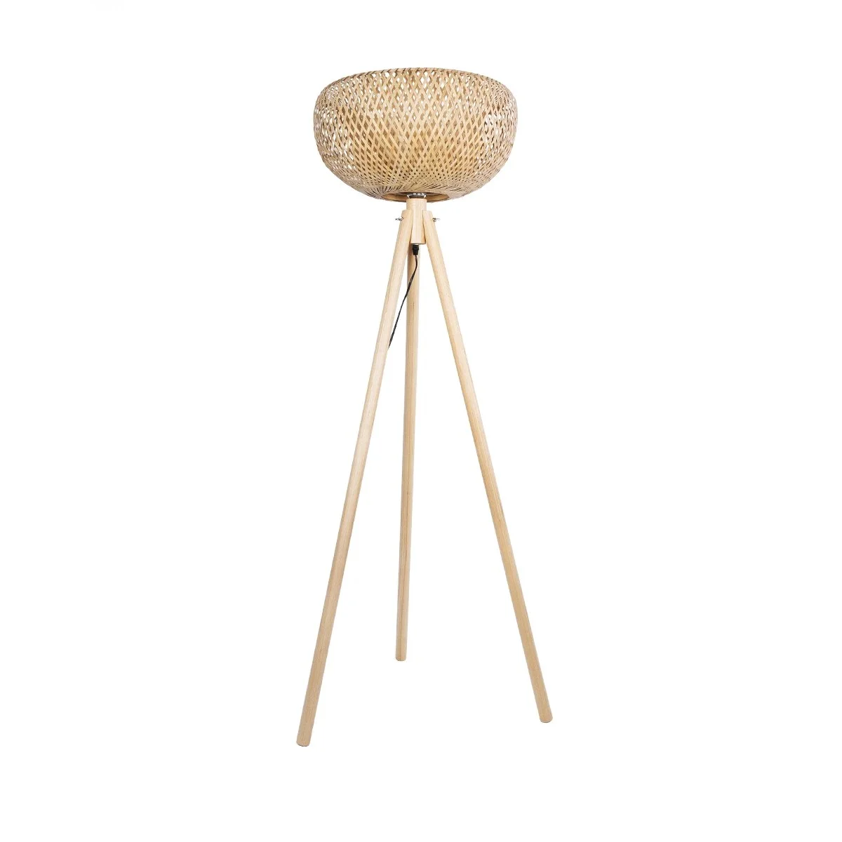 Φωτογραφία προϊόντος: GLOBOSTAR® POPPY 01983 Boho Επιδαπέδιο Φωτιστικό με Ντουί 1 x E27 AC 220-240V IP20 - Μπεζ - Μ58 x Π58 x Υ143cm