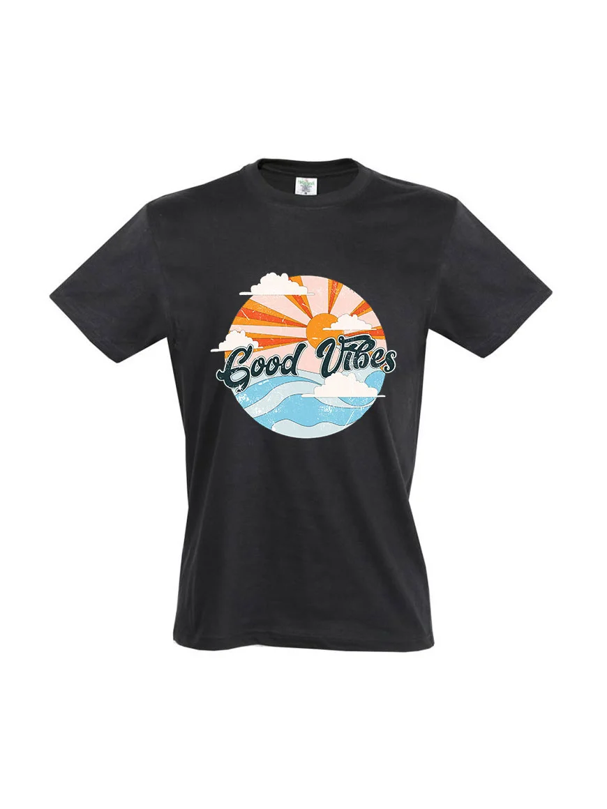 Φωτογραφία προϊόντος: Good Vibes Sunset T-shirt 312 BLACK