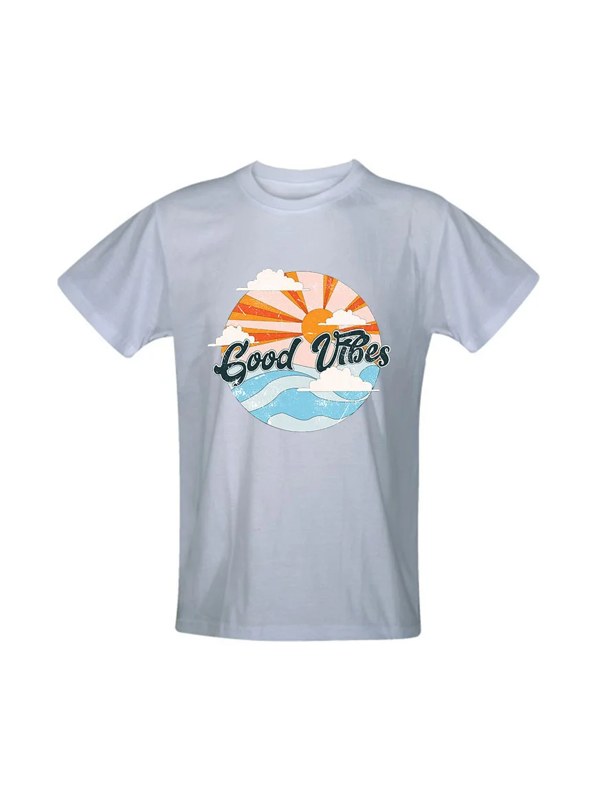 Φωτογραφία προϊόντος: Good Vibes Sunset T-shirt 102/105 WHITE