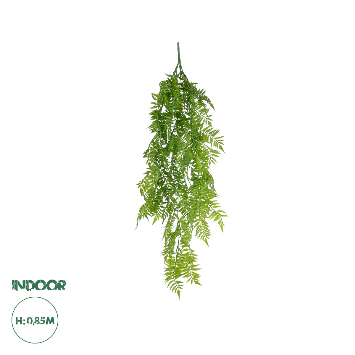 Φωτογραφία προϊόντος: GloboStar® Artificial Garden HANGING FERN 20853 Τεχνητό Διακοσμητικό Κρεμαστό Φυτό Φτέρη Μ30 x Π14 x Υ85cm