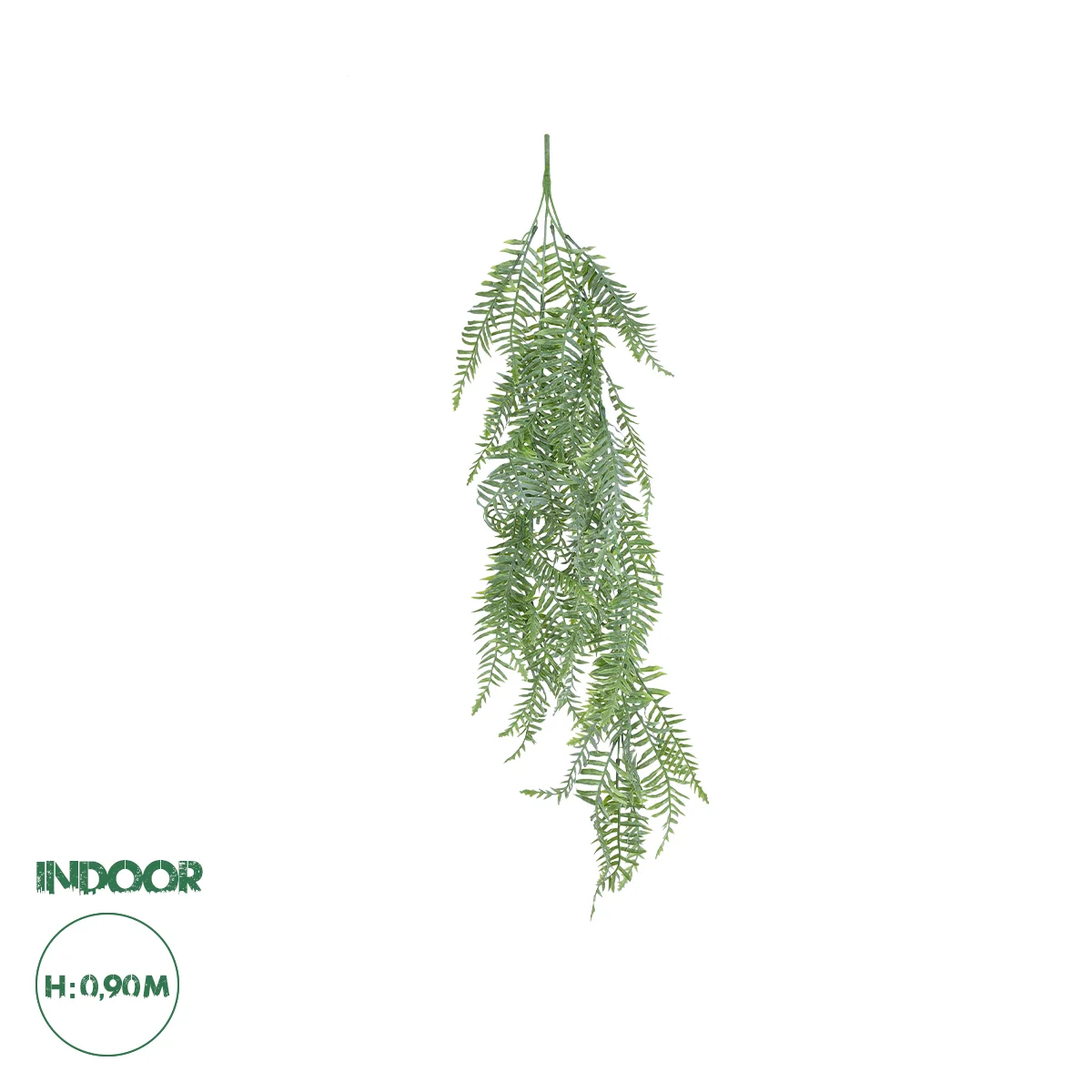 Φωτογραφία προϊόντος: GloboStar® Artificial Garden HANGING FERN 20863 Τεχνητό Διακοσμητικό Κρεμαστό Φυτό Φτέρη Μ28 x Π15 x Υ90cm