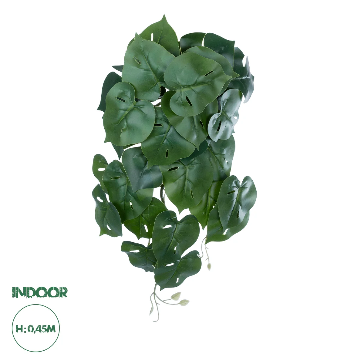 Φωτογραφία προϊόντος: GloboStar® Artificial Garden MONSTERA HANGING PLANT 20613 - Τεχνητό Διακοσμητικό Κρεμαστό Φυτό Μονστέρα Υ45cm
