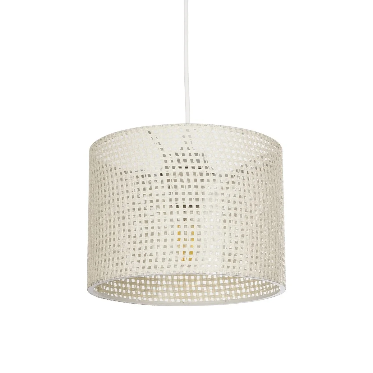 Φωτογραφία προϊόντος: GLOBOSTAR® CLAIRIE 203-0134 Μοντέρνο Κρεμαστό Φωτιστικό Οροφής με Ντουί 1 x E27 AC 220-240V IP20 - Μπεζ - Μ22 x Π22 x Υ18cm