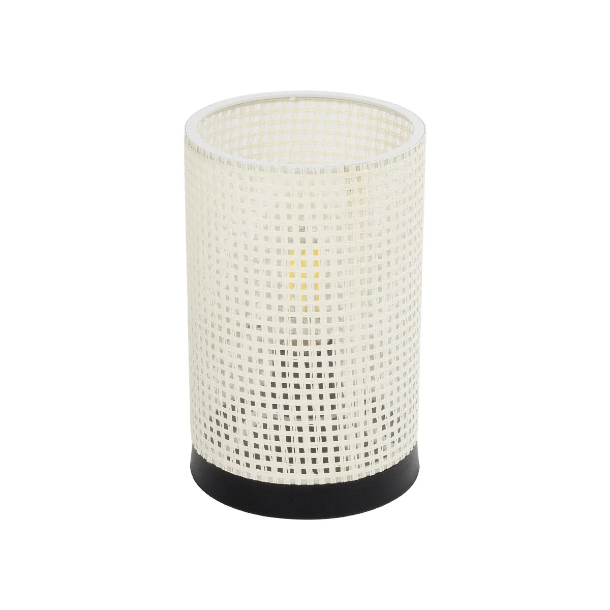 Φωτογραφία προϊόντος: GLOBOSTAR® CYLINDER 203-0184 Μοντέρνο Επιτραπέζιο Φωτιστικό Πορτατίφ με Ντουί 1 x E27 AC 220-240V IP20 - Μαύρο & Λευκό - Μ14 x Π14 x Υ22cm