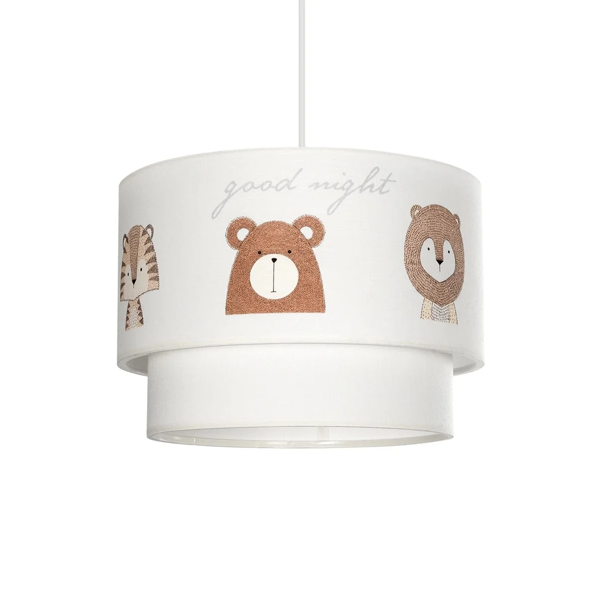 Φωτογραφία προϊόντος: GLOBOSTAR® BEAR 204-0003 Παιδικό Κρεμαστό Φωτιστικό Οροφής με Ντουί 1 x E27 AC 220-240V IP20 - Πολύχρωμο - Μ30 x Π30 x Υ24cm