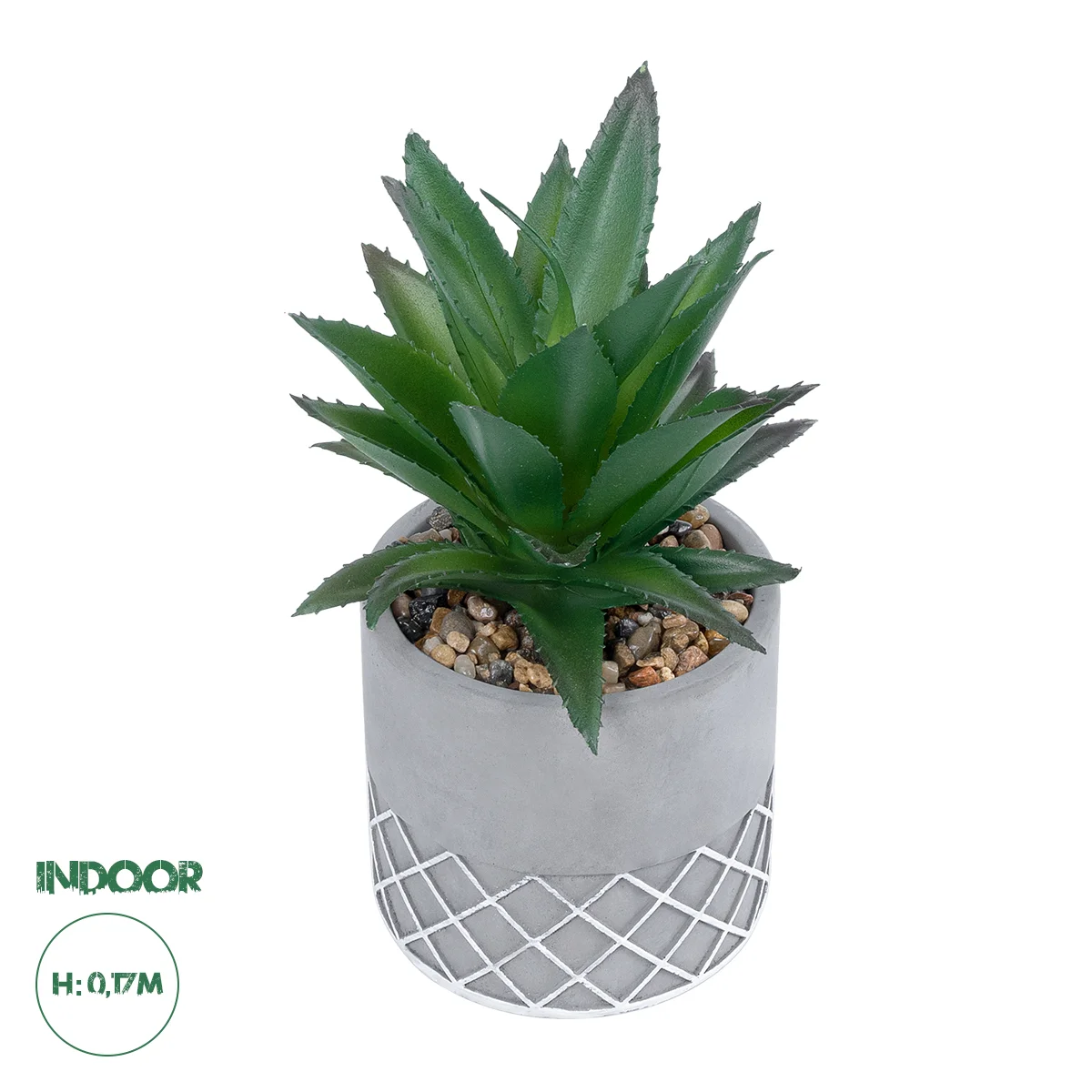 Φωτογραφία προϊόντος: GloboStar® Artificial Garden SUCCULENT ALOE 21096 Διακοσμητικό Φυτό Παχύφυτο Αλόη Υ17cm