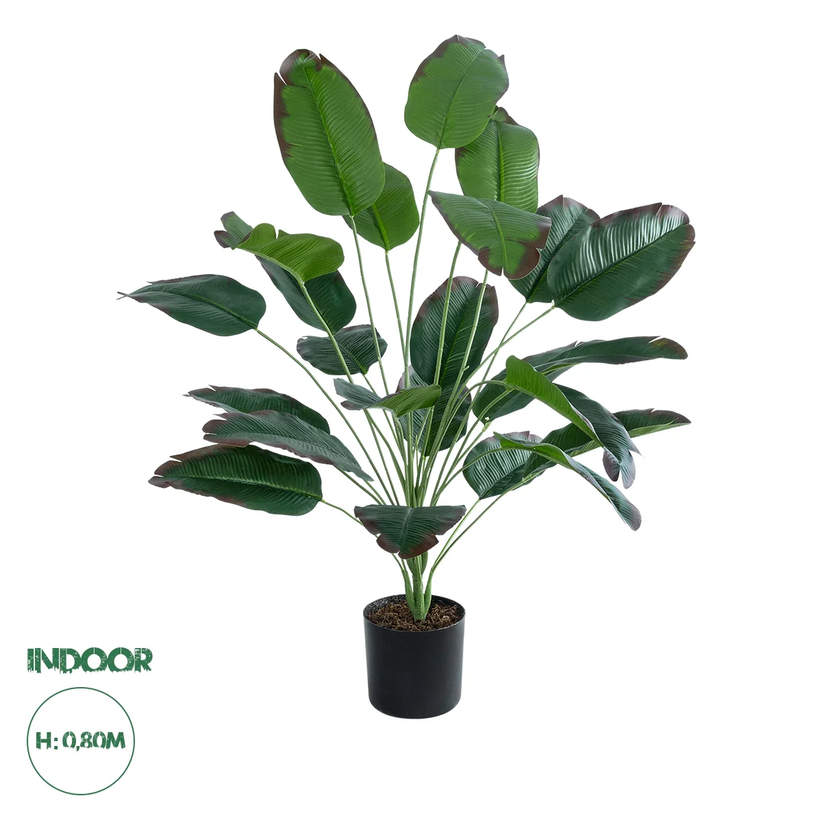 Φωτογραφία προϊόντος: GloboStar® Artificial Garden OLD BANANA PLANT 20917 - Διακοσμητικό Φυτό Ώριμη Μπανανιά Φ90 x Υ80cm
