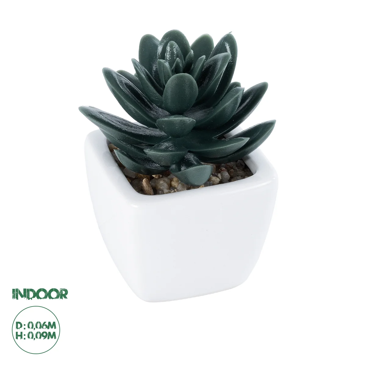 Φωτογραφία προϊόντος: GloboStar® Artificial Garden SUCCULENT SEDEVERIA PLANT 20977 Διακοσμητικό Φυτό Παχύφυτο Σεντεβέρια Φ6 x Υ9cm