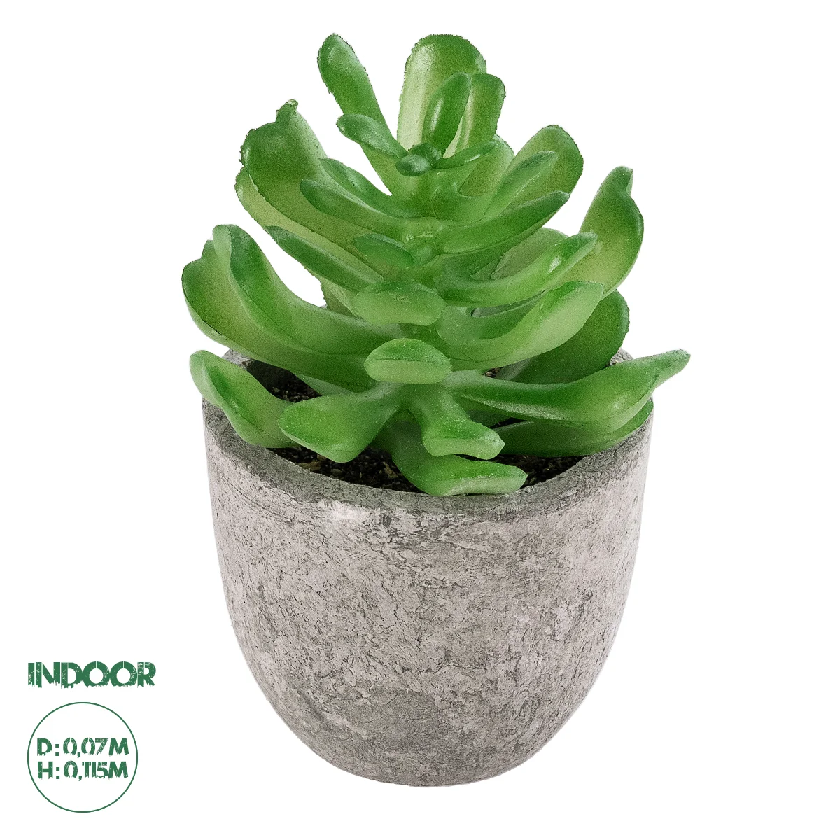 Φωτογραφία προϊόντος: GloboStar® Artificial Garden SUCCULENT CRASSULA 21014 Διακοσμητικό Φυτό Παχύφυτο Κράσουλα Υ11.5cm