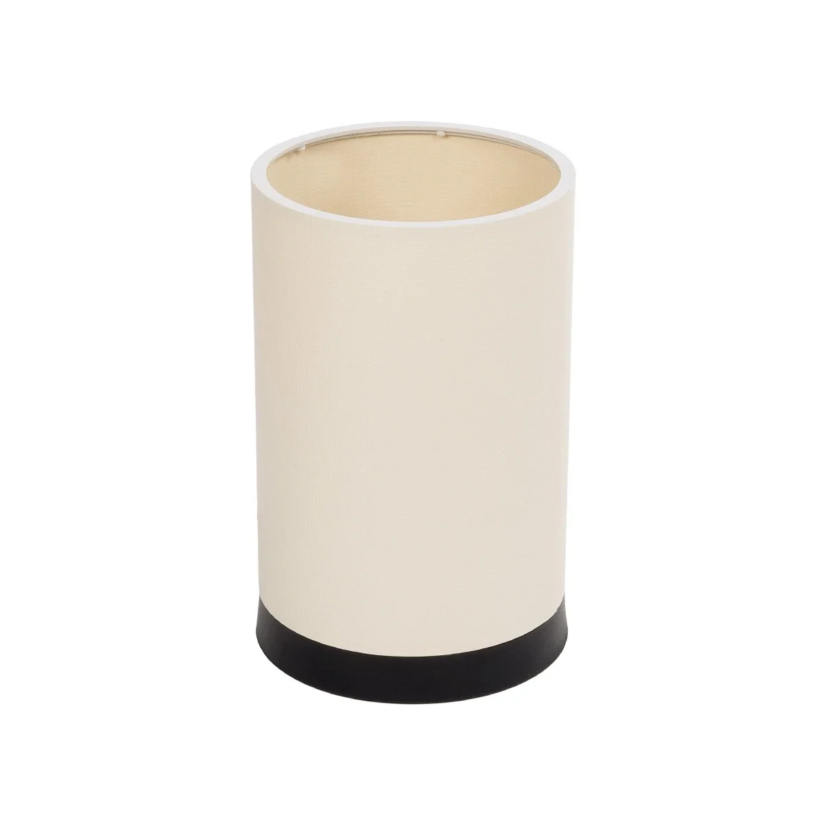 Φωτογραφία προϊόντος: GLOBOSTAR® CYLINDER 203-0183 Μοντέρνο Επιτραπέζιο Φωτιστικό Πορτατίφ με Ντουί 1 x E27 AC 220-240V IP20 - Μαύρο & Μπεζ - Μ14 x Π14 x Υ22cm
