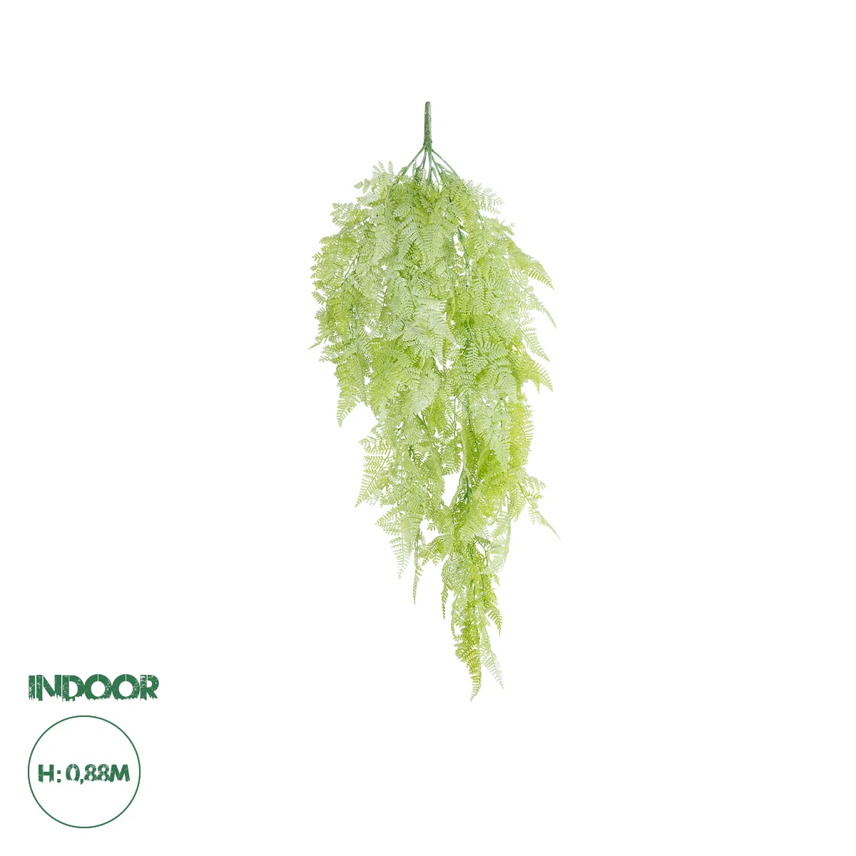 Φωτογραφία προϊόντος: GloboStar® Artificial Garden HANGING FERN 20806 Τεχνητό Διακοσμητικό Κρεμαστό Φυτό Φτέρη Μ40 x Π20 x Υ88cm