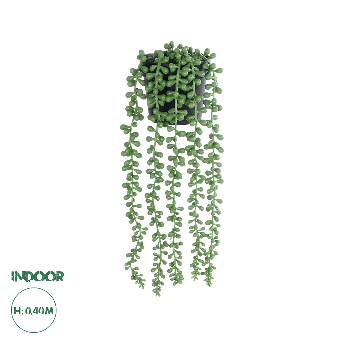 Φωτογραφία προϊόντος: GloboStar® Artificial Garden HANGING LOVER'S TEARS 20878 - Τεχνητό Κρεμαστό Διακοσμητικό Φυτό Lover's Tears Φ12 x Y40cm