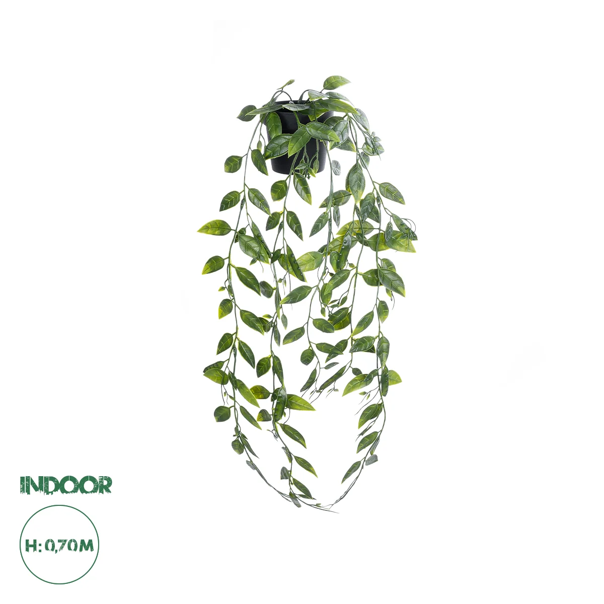 Φωτογραφία προϊόντος: GloboStar® Artificial Garden HANGING DUTCH BEAN 20883 - Τεχνητό Κρεμαστό Διακοσμητικό Φυτό Ολλανδικό Φασόλι Φ28 x Y70cm