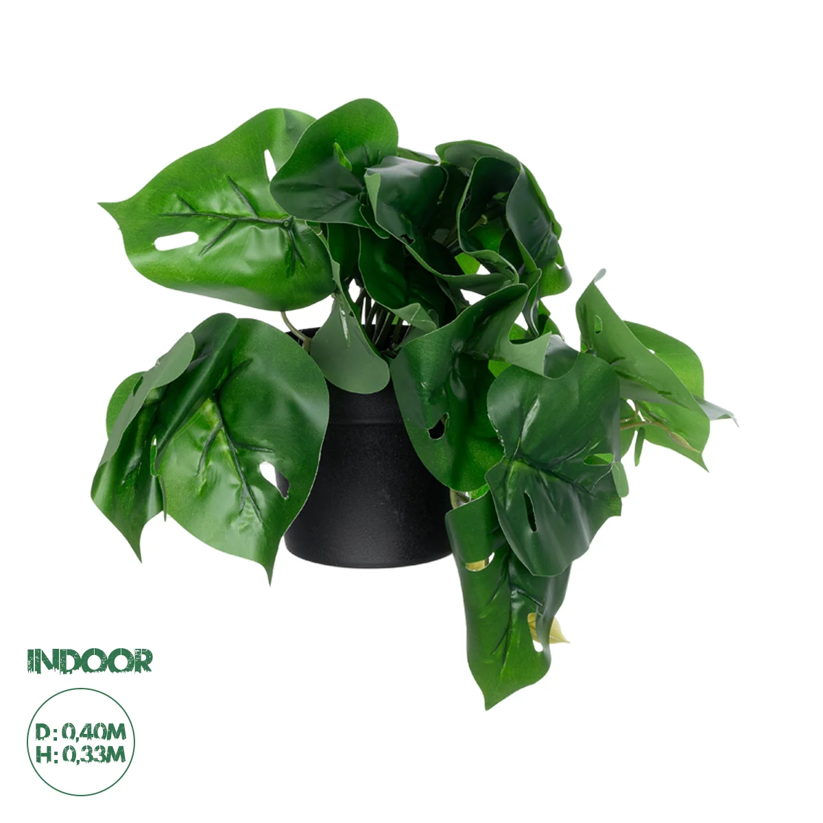 Φωτογραφία προϊόντος: GloboStar® Artificial Garden MONSTERA PLANT 20945 - Διακοσμητικό Φυτό Μονστέρα Φ40 x Υ33cm