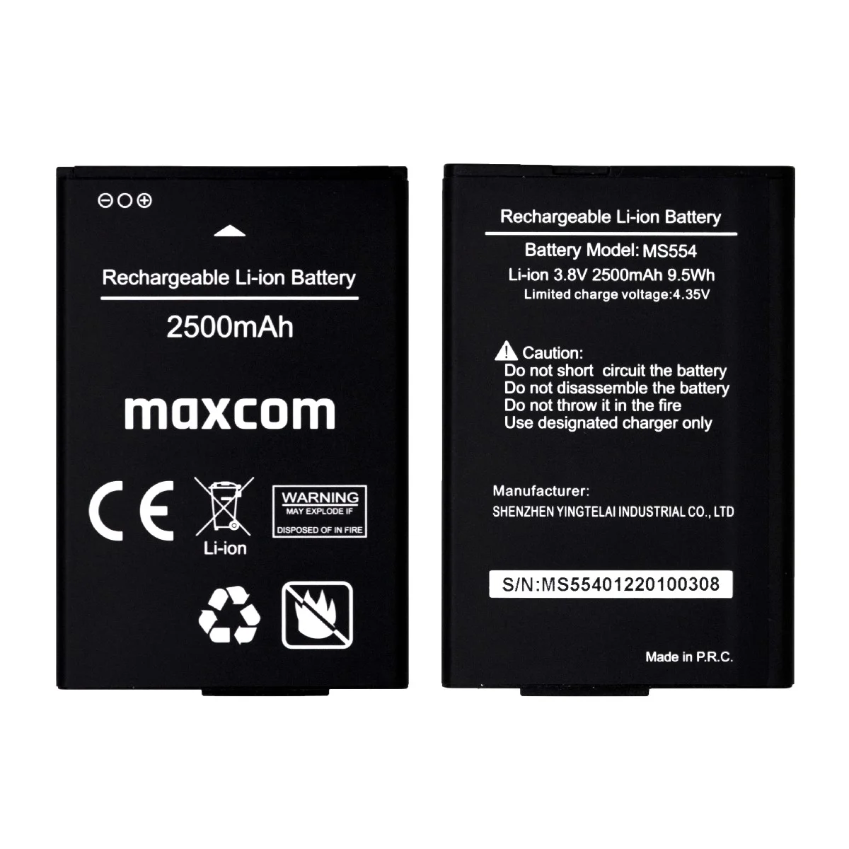 Φωτογραφία προϊόντος: Μπαταρία Maxcom για MS554 Original Bulk