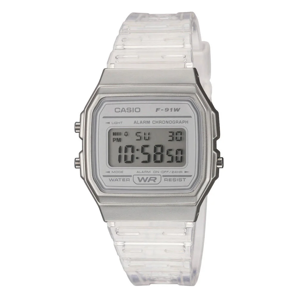 Φωτογραφία προϊόντος: CASIO Collection Chronograph White Rubber Strap F-91WS-7EF
