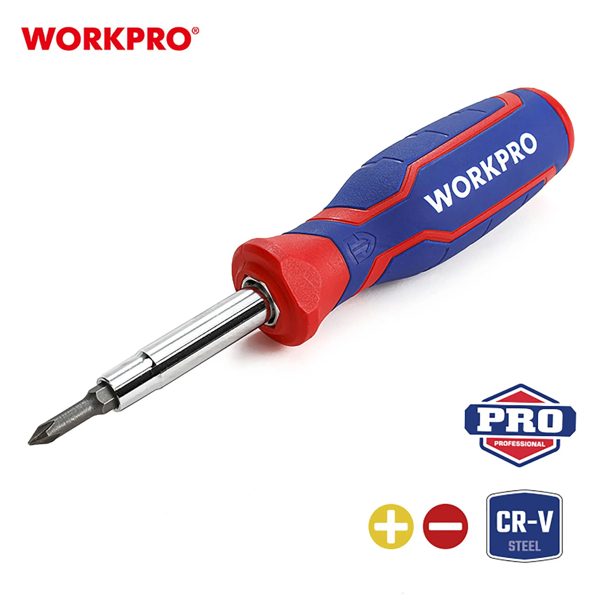 Φωτογραφία προϊόντος: Κατσαβίδι 6 σε 1 WORKPRO (PROFI) WP221046 - Πολυεργαλείο για κάθε Εργασία