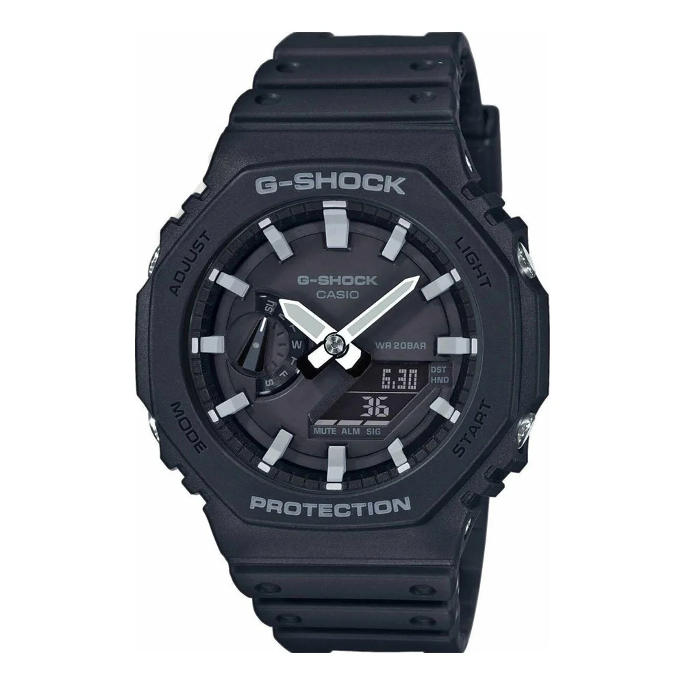 Φωτογραφία προϊόντος: CASIO G-Shock Black Rubber Strap GA-2100-1AER