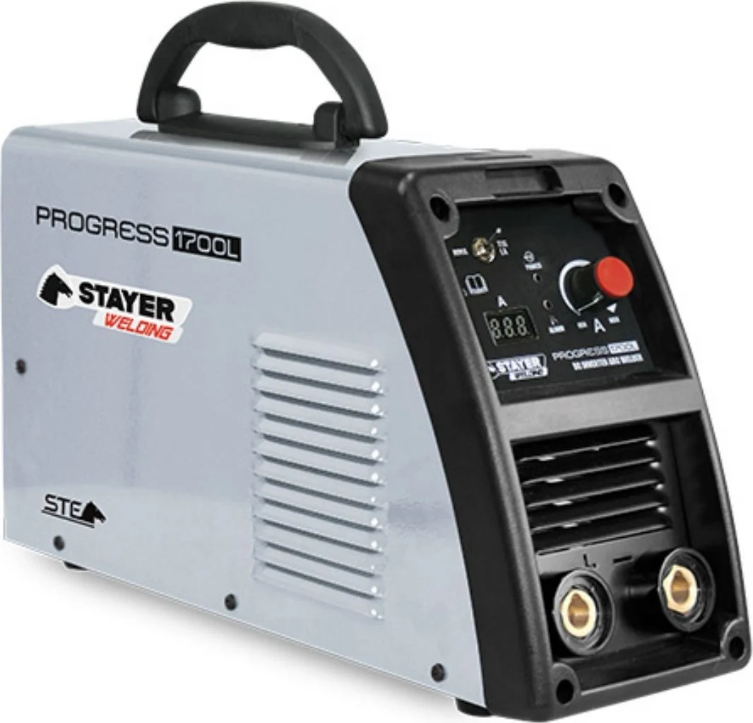 Φωτογραφία προϊόντος: Hλεκτροσυγκόλληση Inverter ηλεκτροδίου 170A – STAYER PROGRESS 1700 L