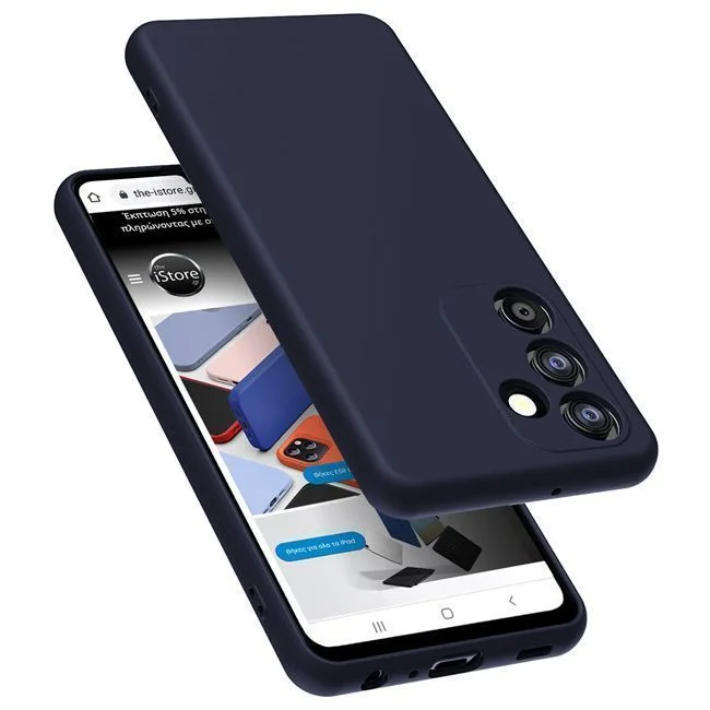 Φωτογραφία προϊόντος: Rubber Silk Case Blue Samsung Galaxy A54