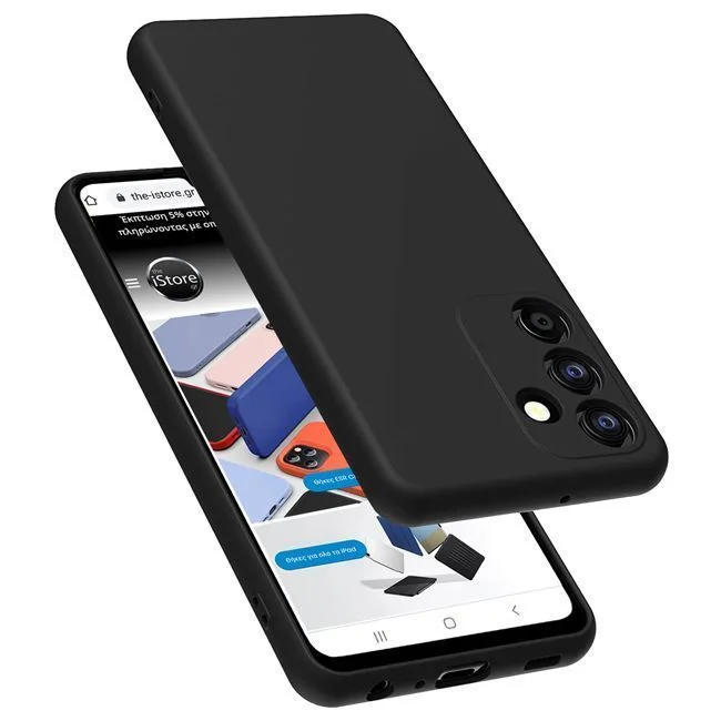 Φωτογραφία προϊόντος: Θήκη Rubber Silk Black Samsung Galaxy A34