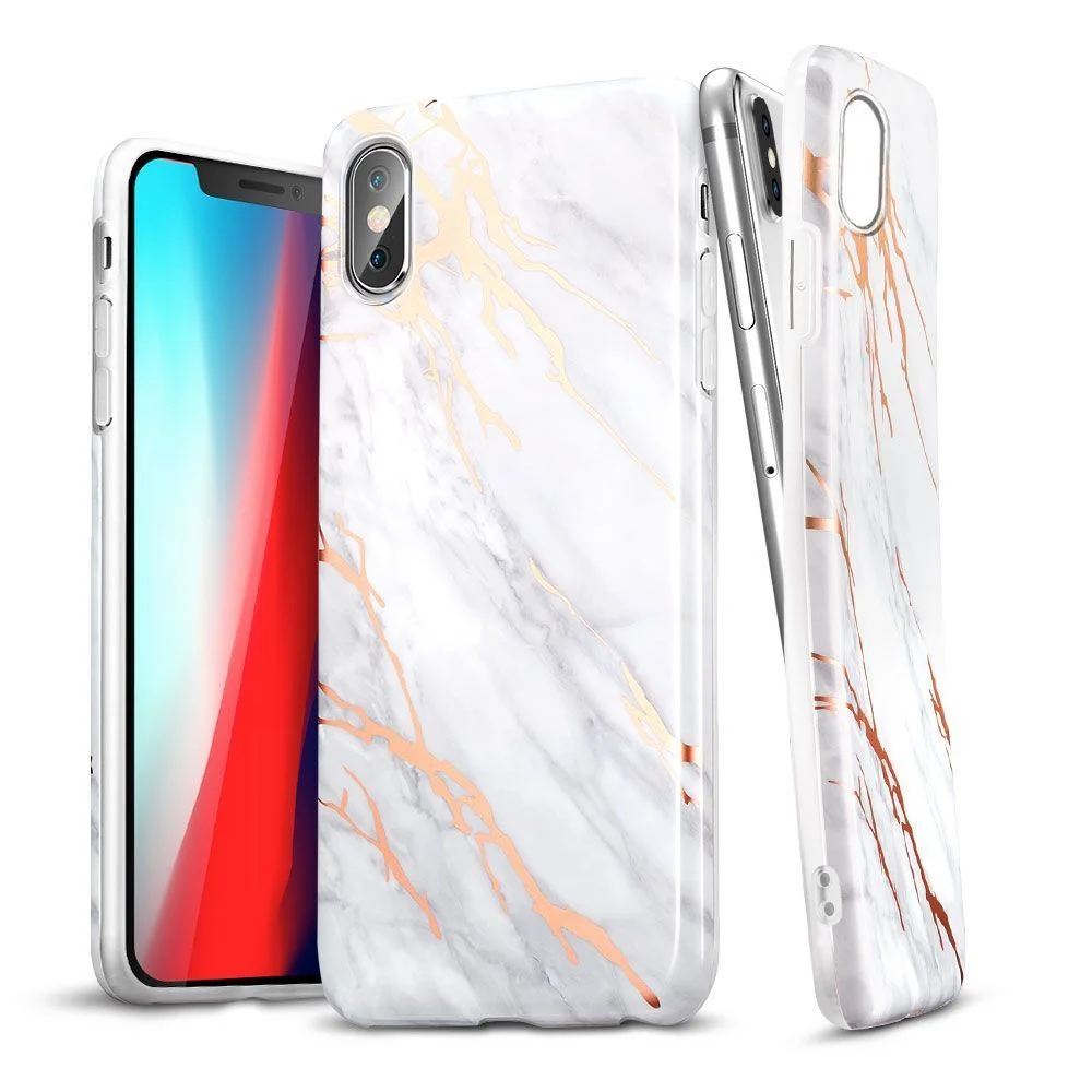 Φωτογραφία προϊόντος: ESR iPhone Xs Max Soft Marble Grey Gold (B07FLTWMBS)