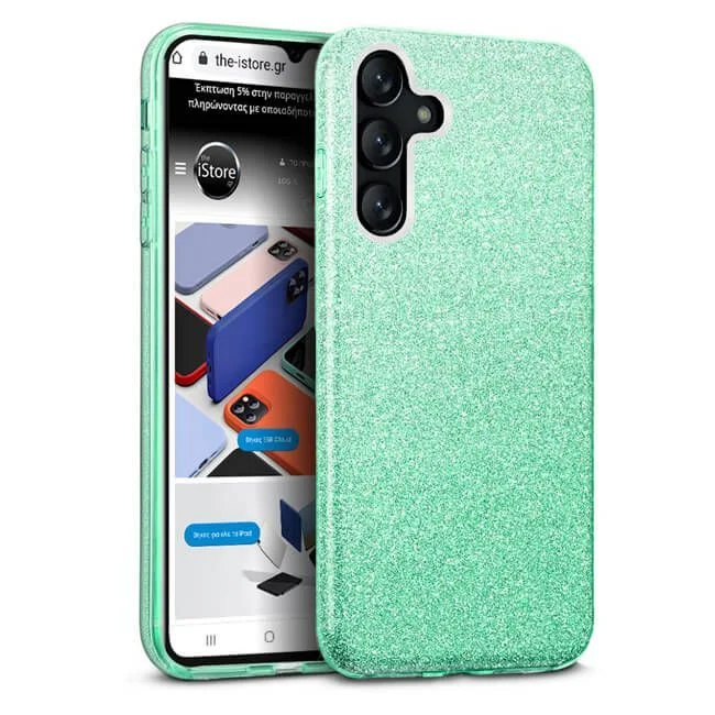 Φωτογραφία προϊόντος: Hybrid Strass Green Case Samsung Galaxy A54