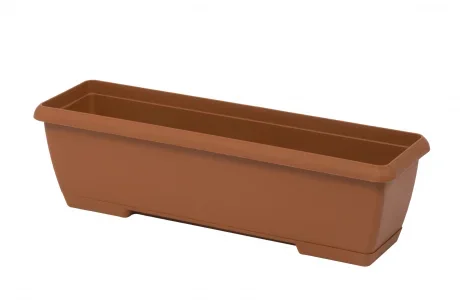 Φωτογραφία προϊόντος: Plastecnic Ζαρντινιέρα Terrae 32 Terracotta 32x12cm