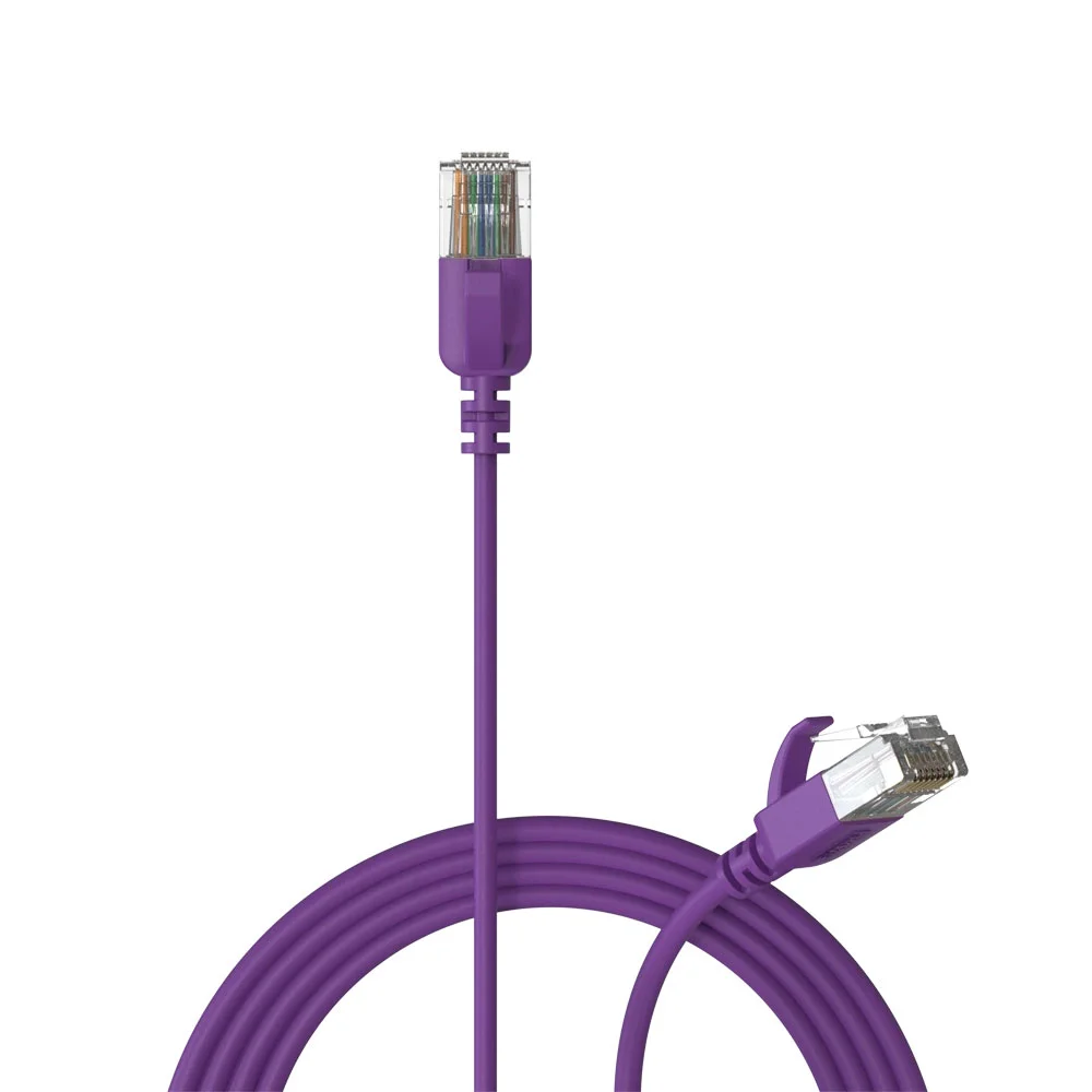 Φωτογραφία προϊόντος: Procab CSD-560V-1 Violet - Καλώδιο δικτύου CAT6 1 μέτρο μωβ