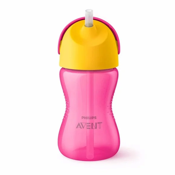 Φωτογραφία προϊόντος: Vican (Philips) Avent Παγουρίνο Ροζ με Καλαμάκι 12m+ (SCF798/02), 300ml