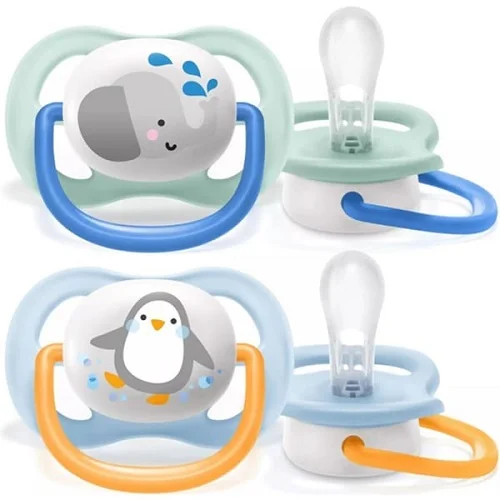 Φωτογραφία προϊόντος: Vican (Philips) Avent Ultra Air Animals 0-6m (SCF080/05) Ορθοδοντική Πιπίλα, 2τμχ