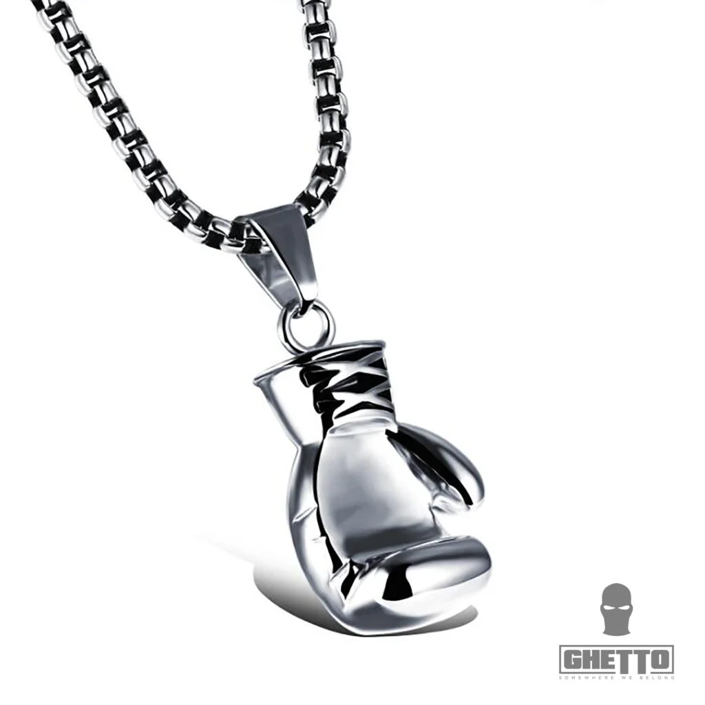 Φωτογραφία προϊόντος: Ghetto Direct Glove Necklace Gold Silver Black Silver