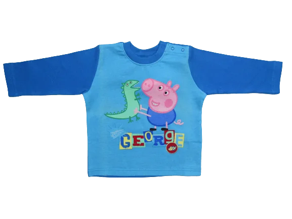 Φωτογραφία προϊόντος: PEPPA PIG ΠΑΙΔΙΚΗ ΜΠΛΟΥΖΑ GEORGE PIG 0281 - γαλάζιο 7334
