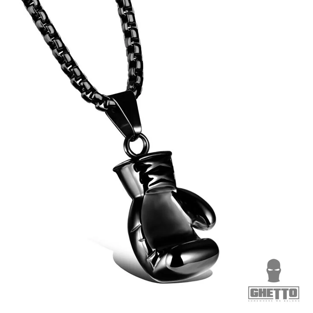 Φωτογραφία προϊόντος: Ghetto Direct Glove Necklace Gold Silver Black Black