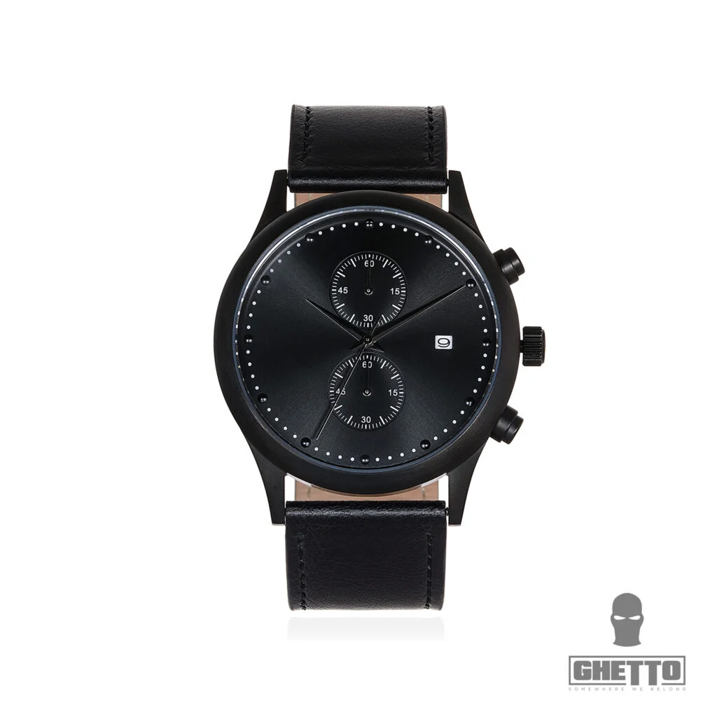Φωτογραφία προϊόντος: Ghetto Wrist Chrono Quartz watch No-Name Black
