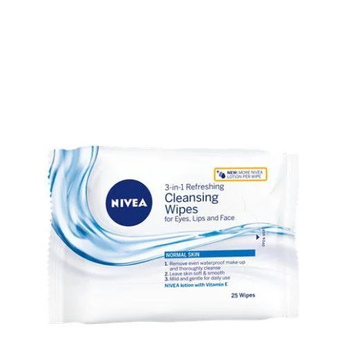 Φωτογραφία προϊόντος: Nivea Αναζωογονητικα Μαντηλακια 3-σε-1 25τμχ
