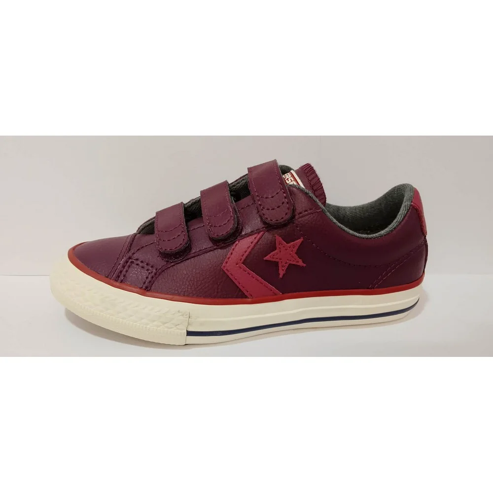Φωτογραφία προϊόντος: Converse All Star STAR PLAYER EV 3V OX DARK SANGRIA/PORT/EGRET 658157C