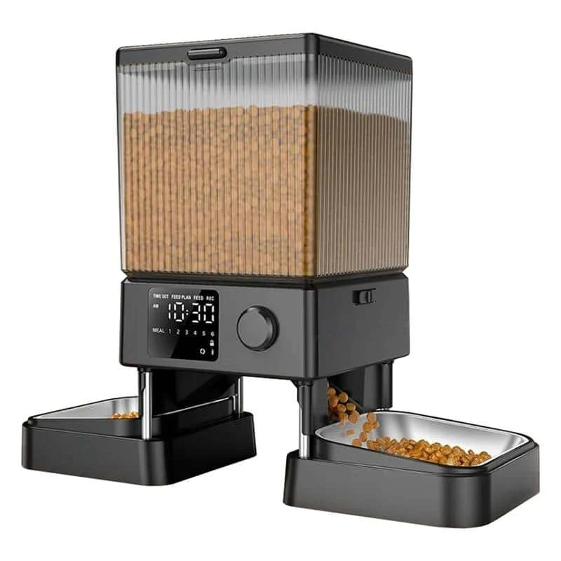 Φωτογραφία προϊόντος: Double automatic pet feeder without WIFI Oneisall
